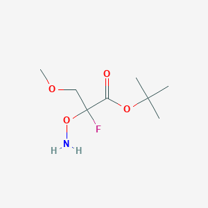 tert-Butyl 2-(aminooxy)-2-fluoro-3-methoxypropanoate