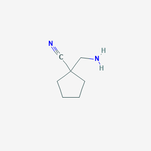 1-(Aminomethyl)cyclopentane-1-carbonitrile