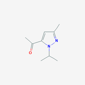 1-[3-Methyl-1-(propan-2-yl)-1H-pyrazol-5-yl]ethan-1-one