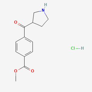 Methyl 4-(pyrrolidine-3-carbonyl)benzoate hydrochloride