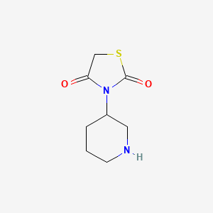 3-(Piperidin-3-yl)-1,3-thiazolidine-2,4-dione