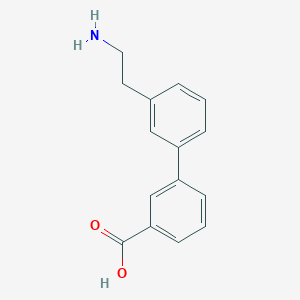 3-[3-(2-Aminoethyl)phenyl]benzoic acid