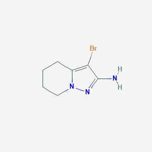 3-Bromo-4H,5H,6H,7H-pyrazolo[1,5-a]pyridin-2-amine