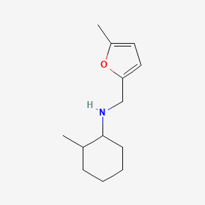 2-methyl-N-[(5-methylfuran-2-yl)methyl]cyclohexan-1-amine