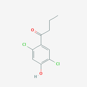 1-(2,5-Dichloro-4-hydroxyphenyl)butan-1-one