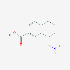 8-(Aminomethyl)-5,6,7,8-tetrahydronaphthalene-2-carboxylic acid