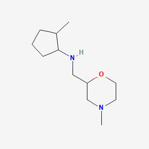 2-Methyl-N-[(4-methylmorpholin-2-yl)methyl]cyclopentan-1-amine