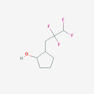 2-(2,2,3,3-Tetrafluoropropyl)cyclopentan-1-ol