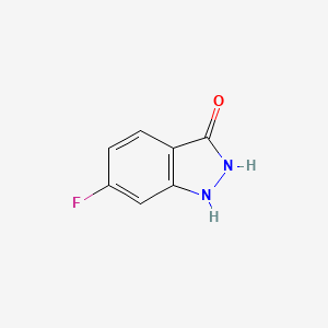 molecular formula C7H5FN2O B1326385 6-Fluoro-1H-indazol-3(2H)-one CAS No. 862274-39-3