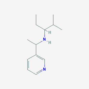 (2-Methylpentan-3-yl)[1-(pyridin-3-yl)ethyl]amine