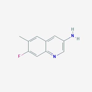 7-Fluoro-6-methylquinolin-3-amine