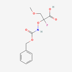 2-({[(Benzyloxy)carbonyl]amino}oxy)-2-fluoro-3-methoxypropanoic acid