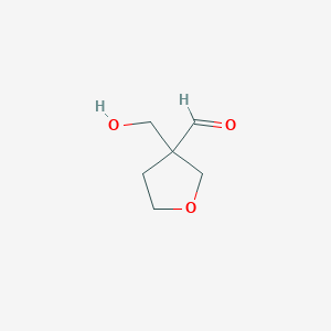 3-(Hydroxymethyl)oxolane-3-carbaldehyde