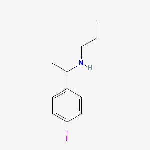 [1-(4-Iodophenyl)ethyl](propyl)amine