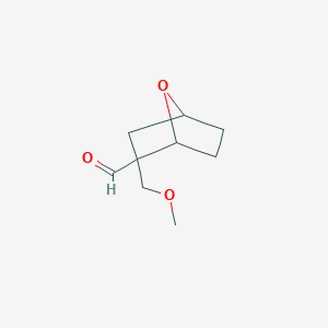 2-(Methoxymethyl)-7-oxabicyclo[2.2.1]heptane-2-carbaldehyde