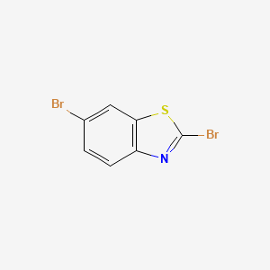 molecular formula C7H3Br2NS B1326401 2,6-二溴苯并噻唑 CAS No. 408328-13-2