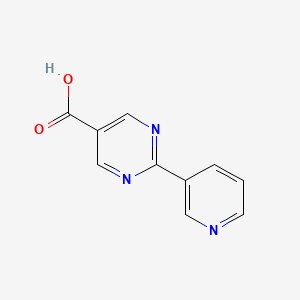 molecular formula C10H7N3O2 B1326433 2-(Pyridin-3-YL)pyrimidine-5-carboxylic acid CAS No. 933988-20-6