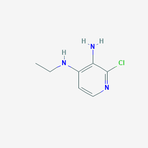 molecular formula C7H10ClN3 B1326439 2-氯-N4-乙基吡啶-3,4-二胺 CAS No. 1025509-12-9