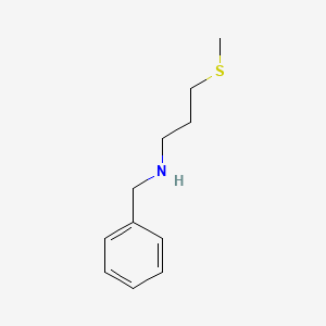 molecular formula C11H17NS B13264707 Benzyl[3-(methylsulfanyl)propyl]amine 