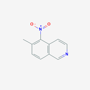 molecular formula C10H8N2O2 B1326507 6-Methyl-5-nitroisoquinoline CAS No. 188121-31-5