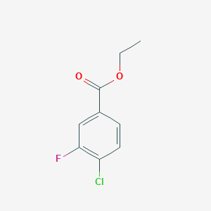 molecular formula C9H8ClFO2 B1326515 Ethyl 4-chloro-3-fluorobenzoate CAS No. 203573-08-4