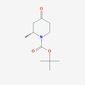 molecular formula C11H19NO3 B1326520 (R)-tert-Butyl 2-methyl-4-oxopiperidine-1-carboxylate CAS No. 790667-43-5