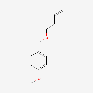 molecular formula C12H16O2 B1326522 1-(But-3-enoxymethyl)-4-methoxybenzene CAS No. 142860-83-1