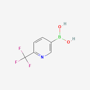 molecular formula C6H5BF3NO2 B1326533 (6-(Trifluoromethyl)pyridin-3-yl)boronic acid CAS No. 868662-36-6