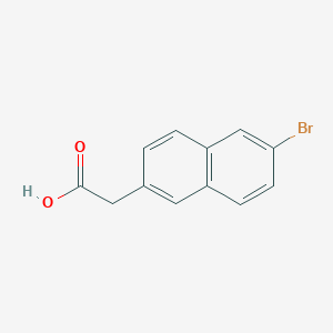 molecular formula C12H9BrO2 B1326549 2-(6-Bromonaphthalen-2-yl)acetic acid CAS No. 32721-06-5