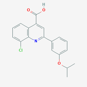 8-Chloro-2-(3-isopropoxyphenyl)quinoline-4-carboxylic acid