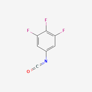 molecular formula C7H2F3NO B1326608 1,2,3-Trifluoro-5-isocyanatobenzene CAS No. 869285-47-2