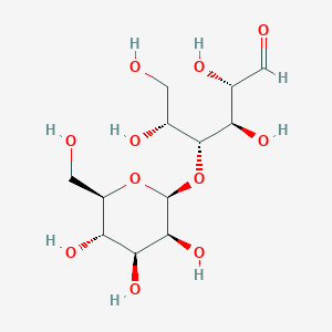 molecular formula C₁₂H₂₂O₁₁ B132662 4-O-β-D-甘露糖基-D-甘露糖 CAS No. 14417-51-7