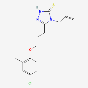 B1326633 4-allyl-5-[3-(4-chloro-2-methylphenoxy)propyl]-4H-1,2,4-triazole-3-thiol CAS No. 956576-80-0