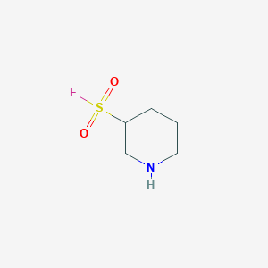 molecular formula C5H10FNO2S B13266489 Piperidine-3-sulfonyl fluoride 