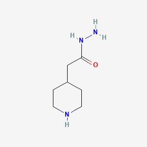 molecular formula C7H15N3O B1326653 2-(哌啶-4-基)乙酰肼 CAS No. 98430-74-1