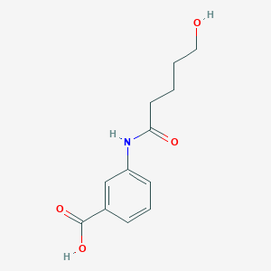3-[(5-Hydroxypentanoyl)amino]benzoic acid