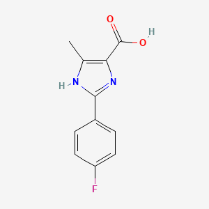 2-(4-fluorophenyl)-5-methyl-1H-imidazole-4-carboxylic acid