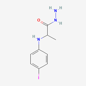 molecular formula C9H12IN3O B1326663 2-[(4-Iodophenyl)amino]propanohydrazide CAS No. 1397002-31-1