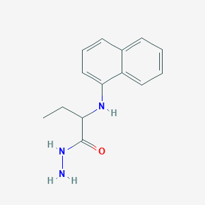 2-(1-Naphthylamino)butanohydrazide