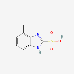 molecular formula C8H8N2O3S B1326674 4-methyl-1H-benzimidazole-2-sulfonic acid CAS No. 1071368-98-3