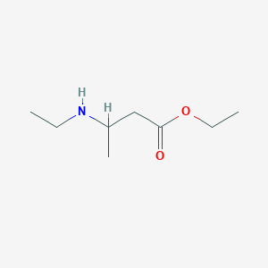 molecular formula C8H17NO2 B1326677 Ethyl 3-(ethylamino)butanoate CAS No. 3440-35-5