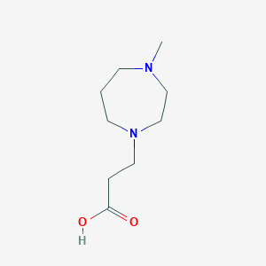 3-(4-Methyl-1,4-diazepan-1-yl)propanoic acid