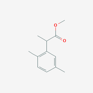 molecular formula C12H16O2 B13267030 Methyl 2-(2,5-dimethylphenyl)propanoate 