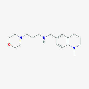 N-[(1-Methyl-1,2,3,4-tetrahydroquinolin-6-YL)-methyl]-3-morpholin-4-ylpropan-1-amine