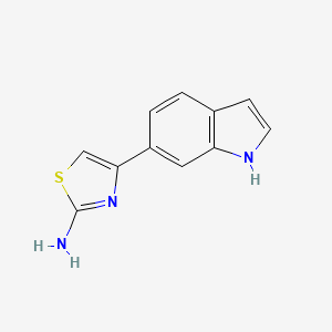 4-(1H-indol-6-yl)-1,3-thiazol-2-amine