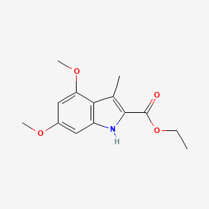 ethyl 4,6-dimethoxy-3-methyl-1H-indole-2-carboxylate