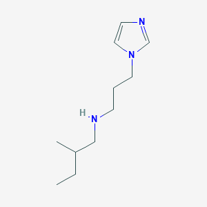 [3-(1H-Imidazol-1-yl)propyl](2-methylbutyl)amine