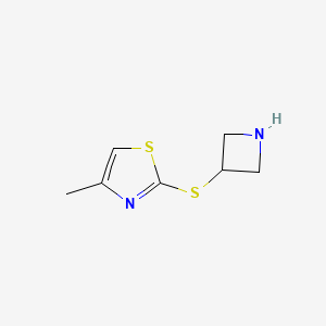 2-(Azetidin-3-ylsulfanyl)-4-methyl-1,3-thiazole