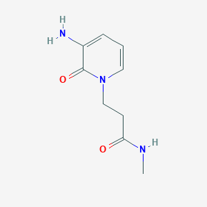 3-(3-amino-2-oxo-1,2-dihydropyridin-1-yl)-N-methylpropanamide