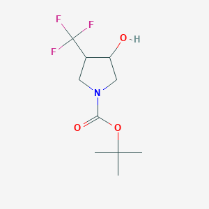 tert-Butyl 3-hydroxy-4-(trifluoromethyl)pyrrolidine-1-carboxylate